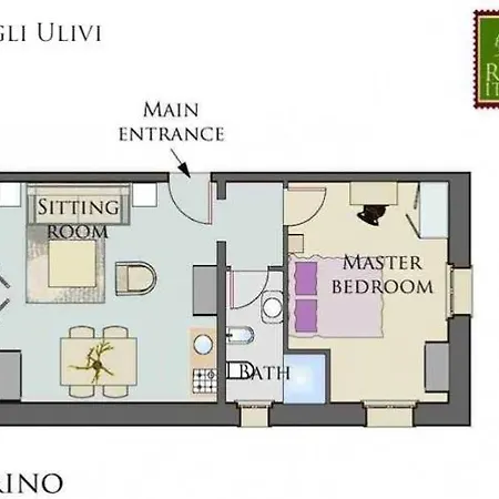 דירה Degli Ulivi לייטיקו
